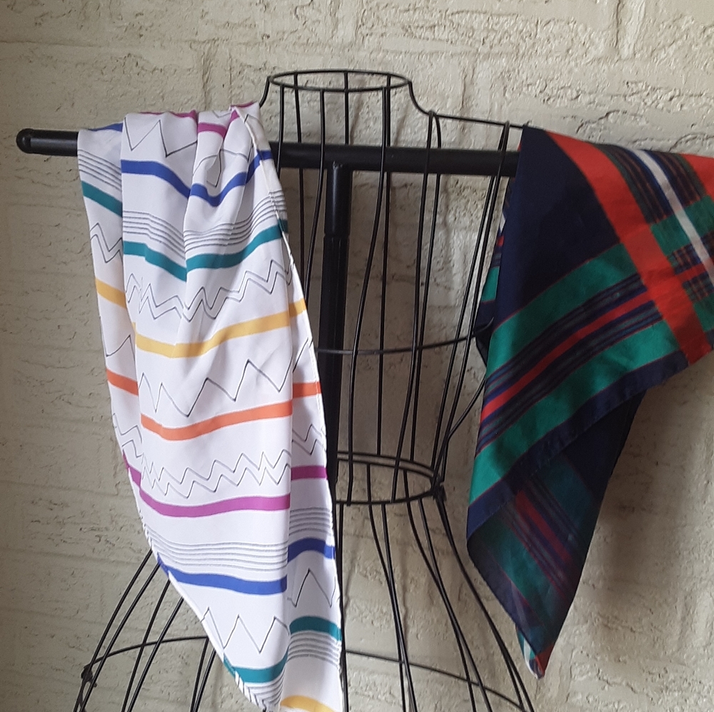 Two Fun Vintage Scarves